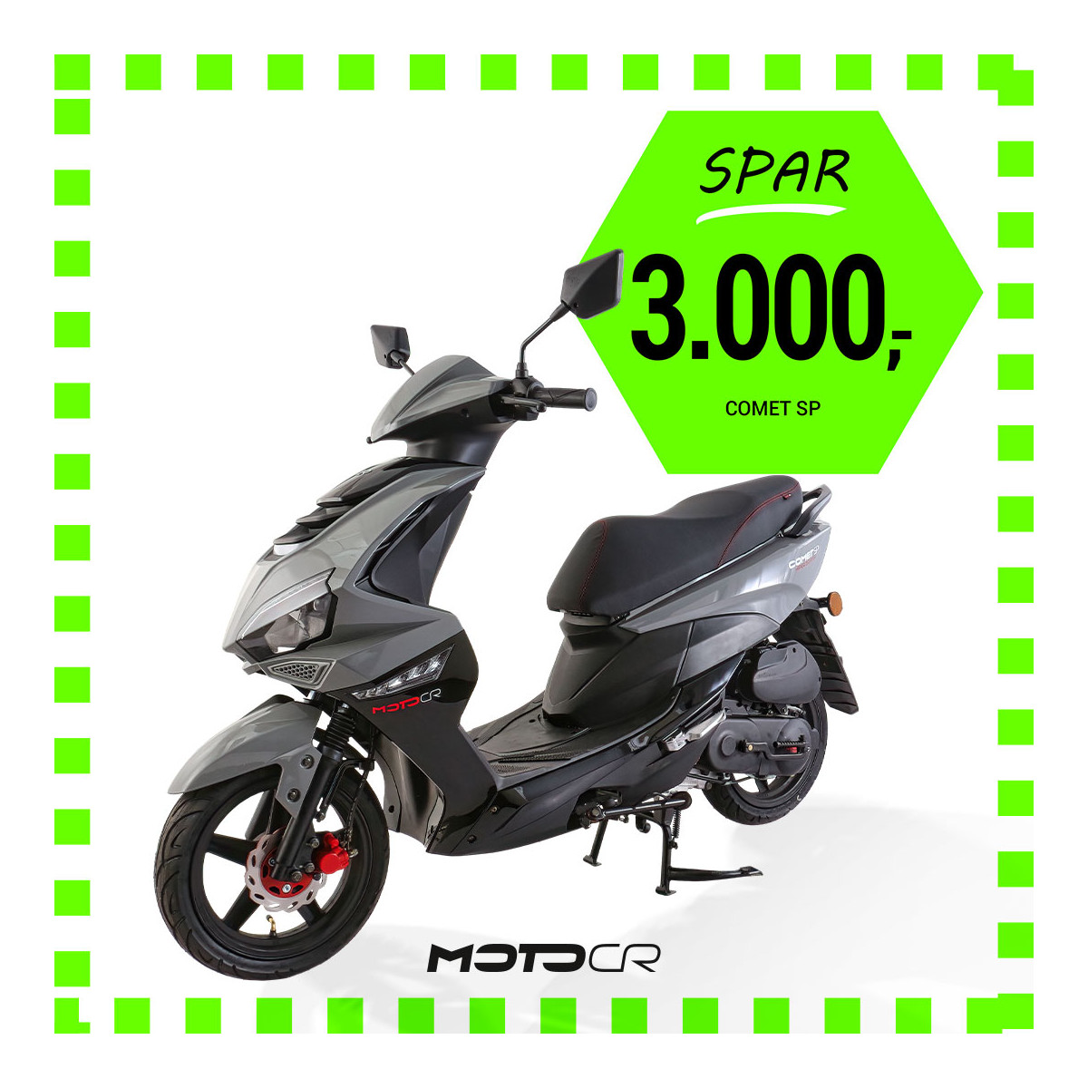 MOTO CR COMET SP SCOOTER (TILBUDSFEST)