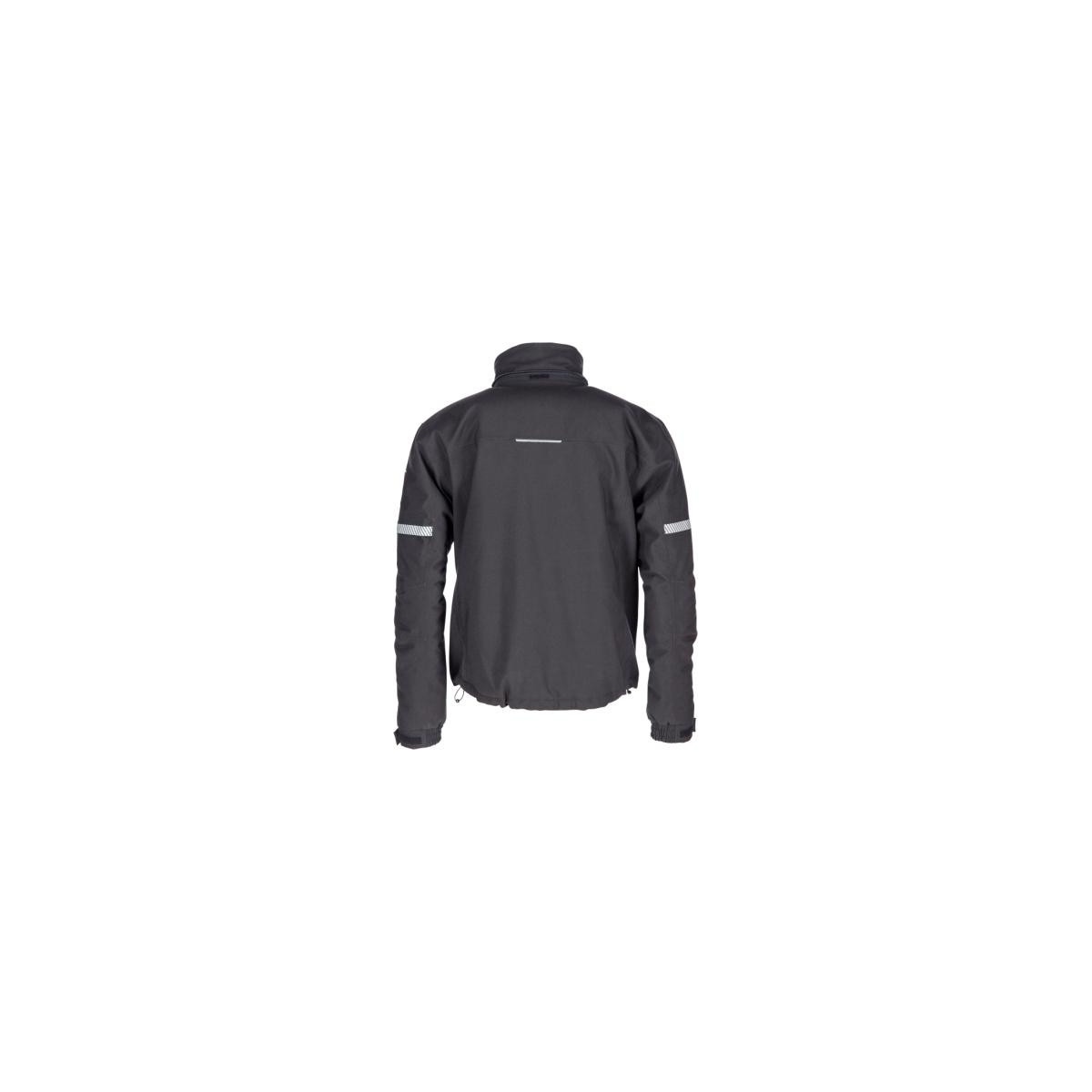 ARBEJDSJAKKE MED HÆTTE OG REFLEKS